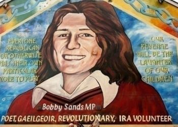 Un murales in ricordo di Bobby Sands