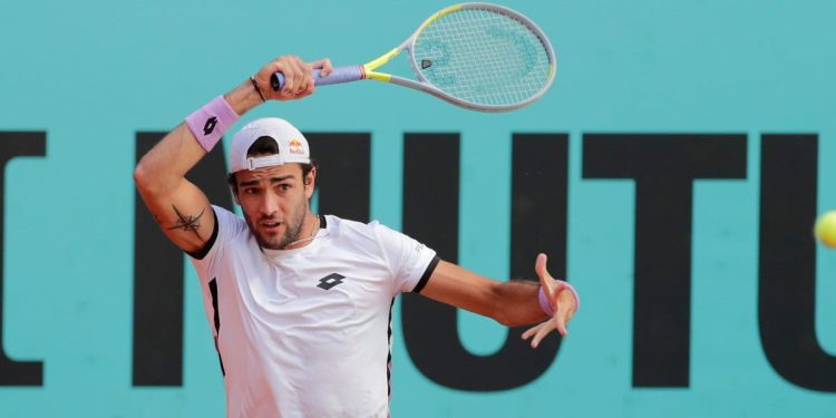 Diretta Atp Madrid 2021: c'è anche Matteo Berrettini (Foto LaPresse)