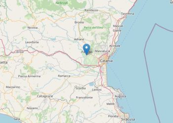 Terremoto provincia di Catania (Ingv)