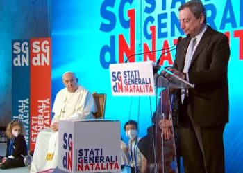 Draghi con Papa Francesco