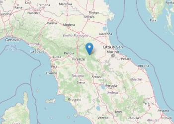 Terremoto oggi a Firenze (Ingv)
