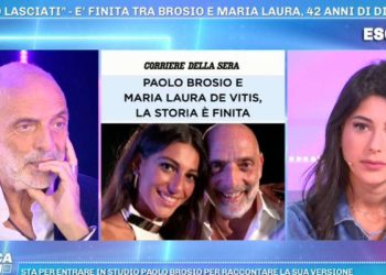 Paolo Brosio e Maria Laura De Vitis a Domenica Live