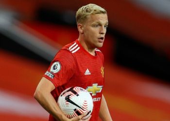Donny Van de Beek, centrocampista del Manchester United (Foto LaPresse)
