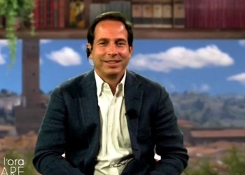 Nicolò Bongiorno, figlio di Mike, a "Ora solare"