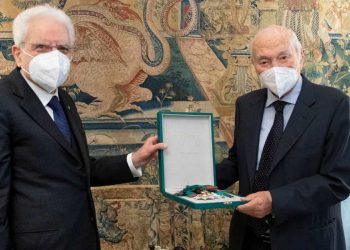 Mattarella e Piero Angela