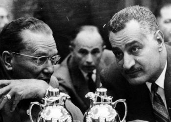 Tito (a sin.) e Nasser nel 1961 (LaPresse)
