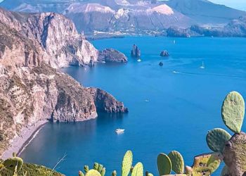 Lipari, uno scorcio panoramico dell'isola