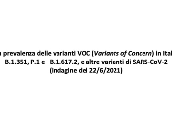 Flash survey Iss su varianti Covid in Italia