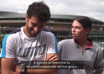 Berrettini e Tomljanovic (Sky)