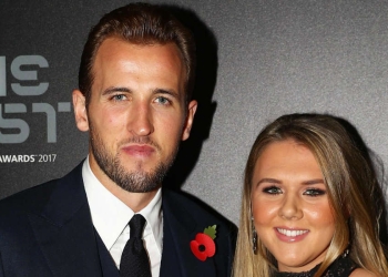 Harry Kane in compagnia della moglie Katie Goodland