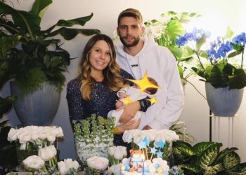 Francesca Fantuzzi e Domenico Berardi (da Instagram)