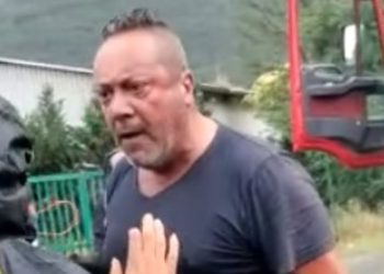 Camionista vs No Tav (foto: Facebook)