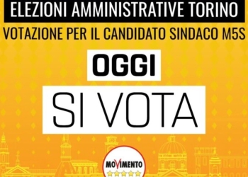 voto M5s per candidato sindaco Torino