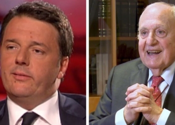 Matteo Renzi e Paolo Savona