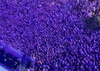 Salmo, concerto gratuito ad Olbia (Foto: Twitter)