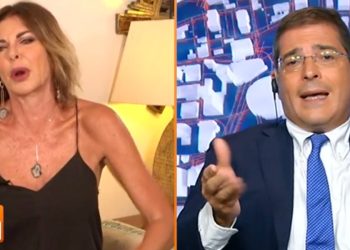 Alba Parietti contro Daniele Capezzone