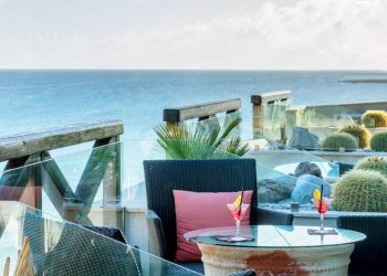 La vista dall'Hotel Capo San Vito