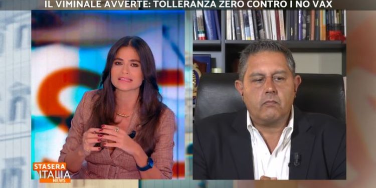 Giovanni Toti a Stasera Italia