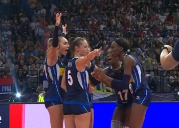 Serbia Italia, finale Europei 2021 volley femminile (foto: Rai 3)
