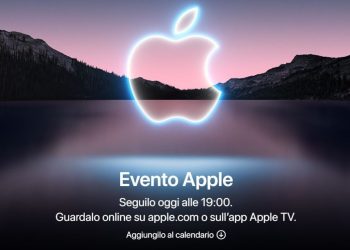 Evento Apple oggi 14 settembre 2021