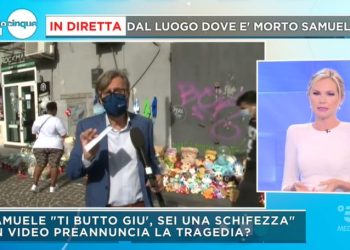 Bimbo morto a Napoli (screen Mattino 5)