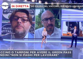 Davide Faraone e Marco Osnato (Mattino 5)