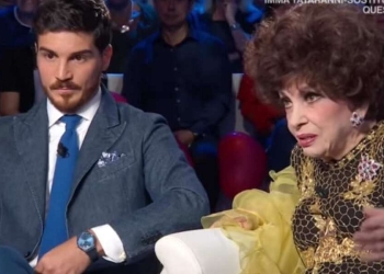 Gina Lollobrigida e Andrea Piazzolla (foto: web)