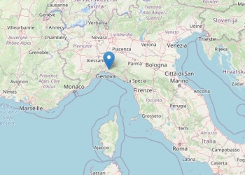 Terremoto oggi a Genova (Ingv)