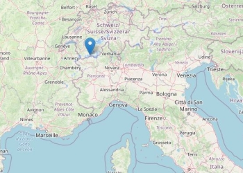 Terremoto ad Aosta (Ingv)