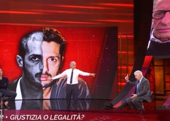 Fabrizio Corona e Alfonso Sabella a Non è l'Arena
