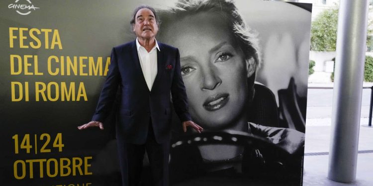Oliver Stone, uno degli ospiti della Festa del cinema di Roma 2021 (Lapresse)