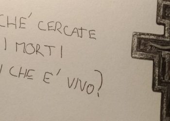 La scritta che Marco Gallo fece sul muro della sua camera la sera prima di morire