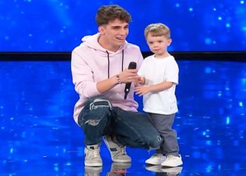 Inanhoe e suo figlio Jasper a Tu si que vales