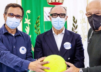 Da sinistra, Alberto Sinigallia, Gianni Ferretti ed Enrico Ruggeri (foto Daniele Lazzaretto)