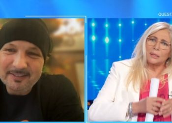 Sinisa Mihajlovic e Mara Venier (Domenica In, 2021)