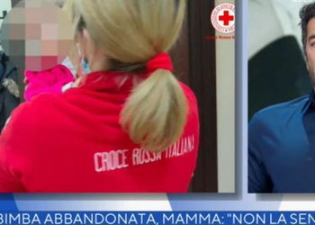 Bimba abbandonata in Ucraina, La vita in diretta