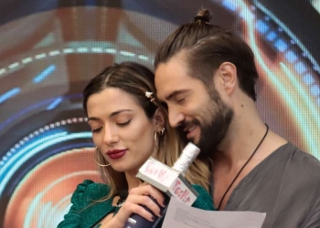 Alex Belli e Soleil Sorge (Foto per gentile concessione dell’ufficio stampa Endemol Shine Italy)