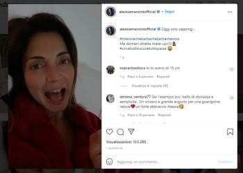 Alessia Mancini su Instagram