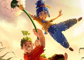 Un dettaglio della copertina del videogioco "It takes two"