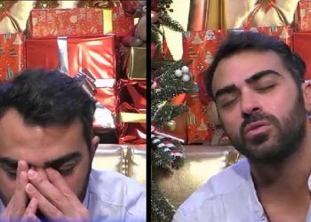 Gianmaria Antinolfi piange per Sophie al GF Vip