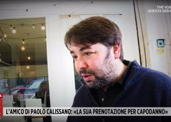 Un amico di Paolo Calissano a Storie Italiane