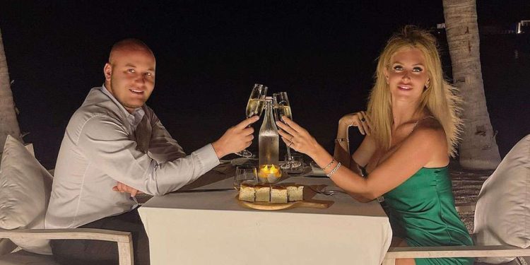 Paola Caruso assieme a Paride Mazzotta