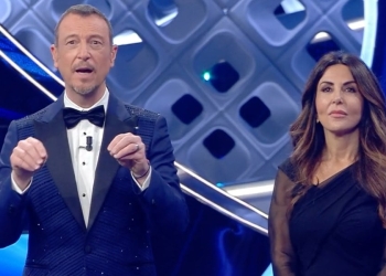 Amadeus e Sabrina Ferilli a Sanremo 2022