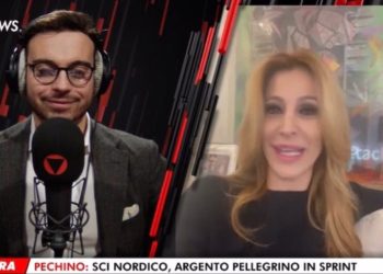 Francesco Fredella e Adriana Volpe (Rtl 102.5 News, "Trends&Celebrities")