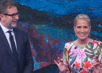 Heather Parisi e Fabio Fazio