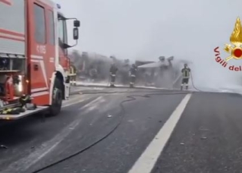 Incidente in A1 (Vigili del Fuoco)