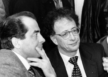 I pm Antonio Di Pietro e Gherardo Colombo ai tempi di Mani Pulite (LaPresse)