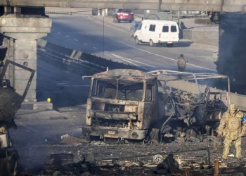 A Kiev, capitale dell'Ucraina (LaPresse)