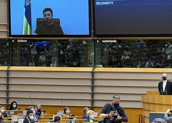 Zelensky, discorso Parlamento Ue