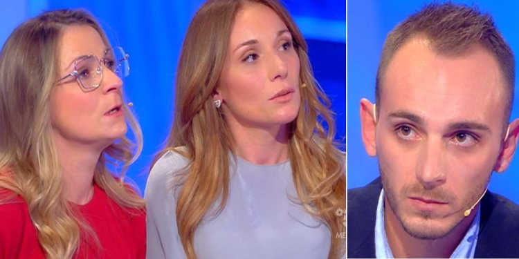 Carla e i figli Rosa e Marco a C'è posta per te